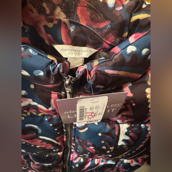 Colorful Puffy Polyester Jacket - Picture 3 of 13